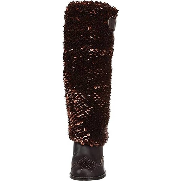 Irregular Choice Deadstock Women's Carnaby Queen Sequin Slouch Boot Size 10 - Picture 3 of 13